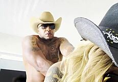 just got back from a long road trip, and my ebony wife devours that big black cock