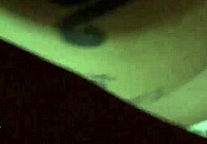 Tattooed blonde bends over in bold pose