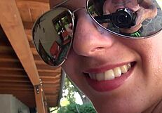 blonde teen jonni hennessy rides for internal creampie in fishnets