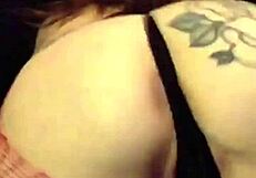 beautiful slut reaches red orgasm outdoors