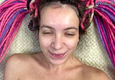 skinny teen lottie magne polishes fat cock outdoors