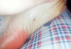 Nicoletta's bare feet ache after a long, dirty day