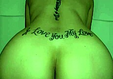 exploring a vibrant rainbow dildo with intense fucking and toy play