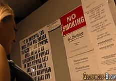 Busty Slut Feels Ecstasy Sucking And Tugging Black Monster Cock.