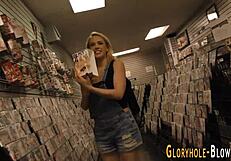 Busty Slut Feels Ecstasy Sucking And Tugging Black Monster Cock.