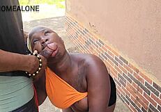 Big Ass Nimi Caught Peeping, Punished with Doggystyle on Fat Cock