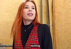 vlogger meets hot chick in hallway and hangs out at home