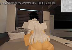 Getting fucked by a random guy in Roblox 02