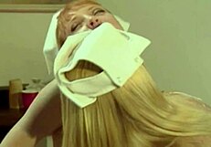 Lesbian Redhead Nurses in Uniform Lick Pussy with Fetish Passion
