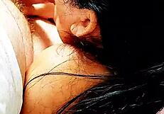 Blonde Plays with Boyfriend Before Mom Arrives