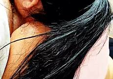 Blonde Plays with Boyfriend Before Mom Arrives