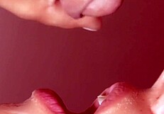 Uncensored Japanese Blowjob with Close-Up Cum Swallowing