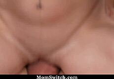 Stepmoms swap stepsons for taboo titty action now!