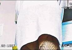 Housewife in Sexy Stockings Stars in Hot POV Tape