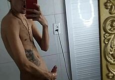 Leaked Video Of Thiagokelton Masturbating His Tattooed Cock