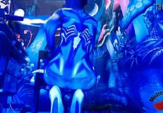 chatting about a halloween spiderbabe costume idea