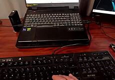 Devouring Colleague's Big White Cock