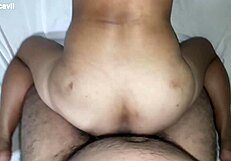 Mature woman bent over for deep doggystyle penetration