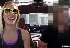 Hey, this country girl needs cash, so she trades sex at the pawn shop