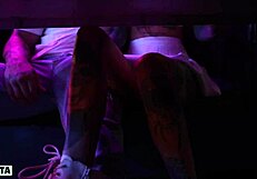 Prostitute Blows Big Cock In Nightclub Toilet For Cumshot!