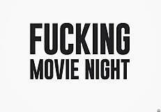 enjoying a movie night with little puck