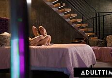 Stunning Babe Kenna James Caught Masturbating, Uses Roommate's Dick