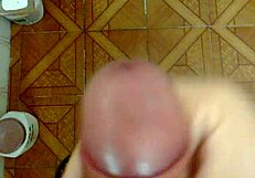 my beautiful cumshot on cock?