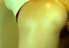 Japanese wife chats about her uncensored doggystyle session with cum on ass