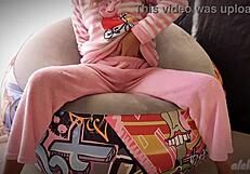 Skinny Asian Teen 18+ Babe Masturbates Pussy To Orgasm And Squirts Cum