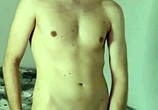 Huge Cum Orgasm From Bedroom Masturbation On Webcam