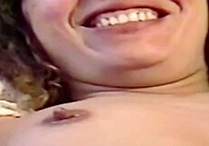 Compilation of 58 year old mature beauty flashing tits before intense fucking