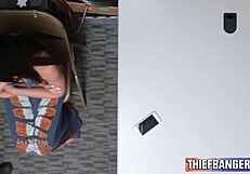 Shoplifter Avi Love Takes Anal Cavity Search from Officer's Cock!