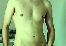 Huge Cum Orgasm From Bedroom Masturbation On Webcam