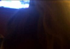 Allison boldly swallows cum after bareback blowjob