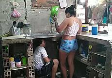 Neighbor Fixes Pipes Then My Pussy