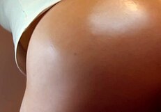 Japanese wife chats about her uncensored doggystyle session with cum on ass