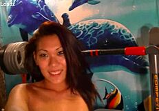 Maxxx Loadz Pumps Petite Asian Gia with Sticky Creampie. Rough Action Unfolds!