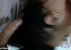 Think of a whore who intensely sucks cock in crossdressing transsexual style.