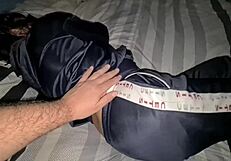 beautiful curvy student shows off her stunning mexican brunette look