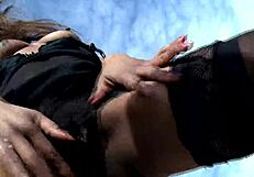 Beauty Black Milf Fucked on a Beach