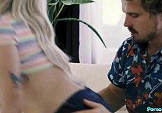 Stepbro Robby Echo Licks And Sucks On His Sister Dixie Lynn's Shaved Pussy In Detailed Cunilingus