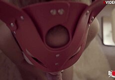 milf swallows deepthroat cum in mouth