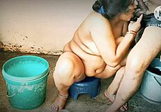 Desi Moms Fuck Boys Hard in Bathroom!