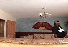 Kelly Divine Rides BBC and Catches Cum on Tongue