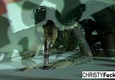 Christy Mack Toys Her Tight Wet Pussy!