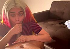 Aaliyah Hadid Sucks BF’s Dick! Wow, That Deepthroat Is Insane!