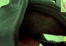 Stepmom busts stepson jerking off using her stolen panties