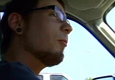 Is that blonde mom getting her anal fingered while bent over?