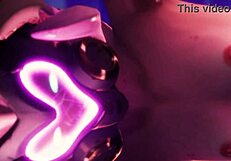 huntress claims virgin ass in bold double penetration.