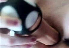 I have fun with a large thick dildo in my personal playtime